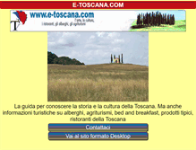 Tablet Screenshot of e-toscana.com